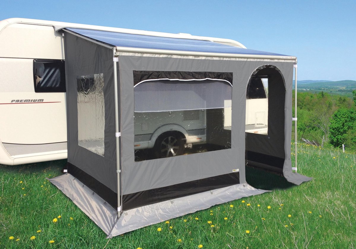 Eurotrail Bergen - Voortent - 360 cm - Inclusief Stokken