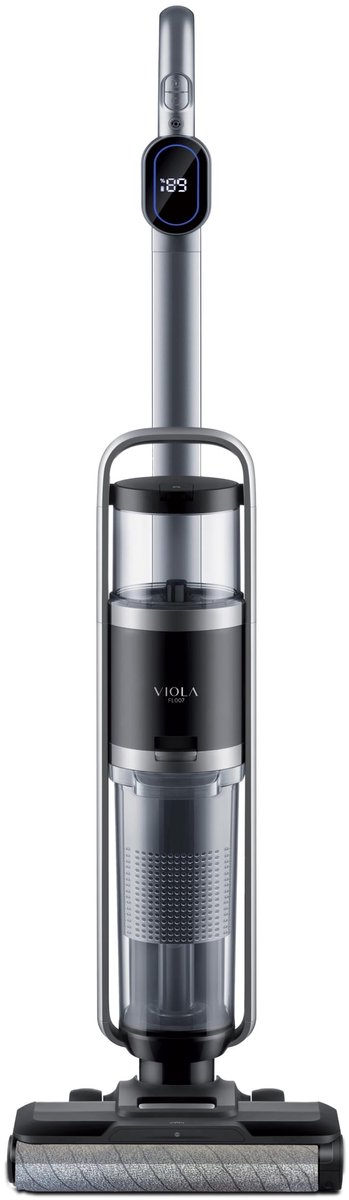 VIOLA 007 Aspirapolvere Lavapavimenti Senza Fili, Lava, Aspira e Asciuga Pavimenti, Scopa Elettrica, Aspirapolvere senza Fili, Peli Animali Domestici, Lavaggio e Pulizia Antibatterica Ioni d'Argento