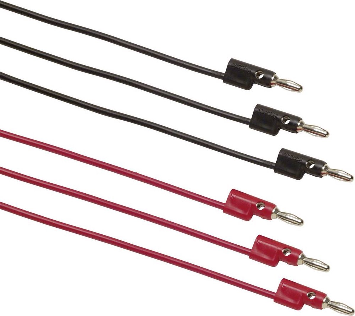 Fluke TL935 Meetsnoerenset Bananenstekker 4 mm Bananenstekker 4 mm 1.20 m Rood, Zwart 1 stuk(s)