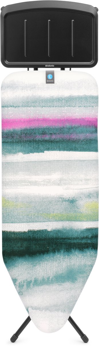 Brabantia Strijkplank C met Stoomunithouder - 124 x 45 cm - Morning Breeze