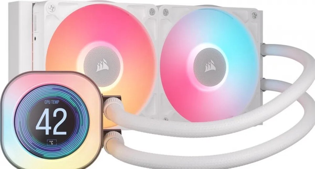 iCUE LINK TITAN 240 RX LCD RGB Waterkoeling