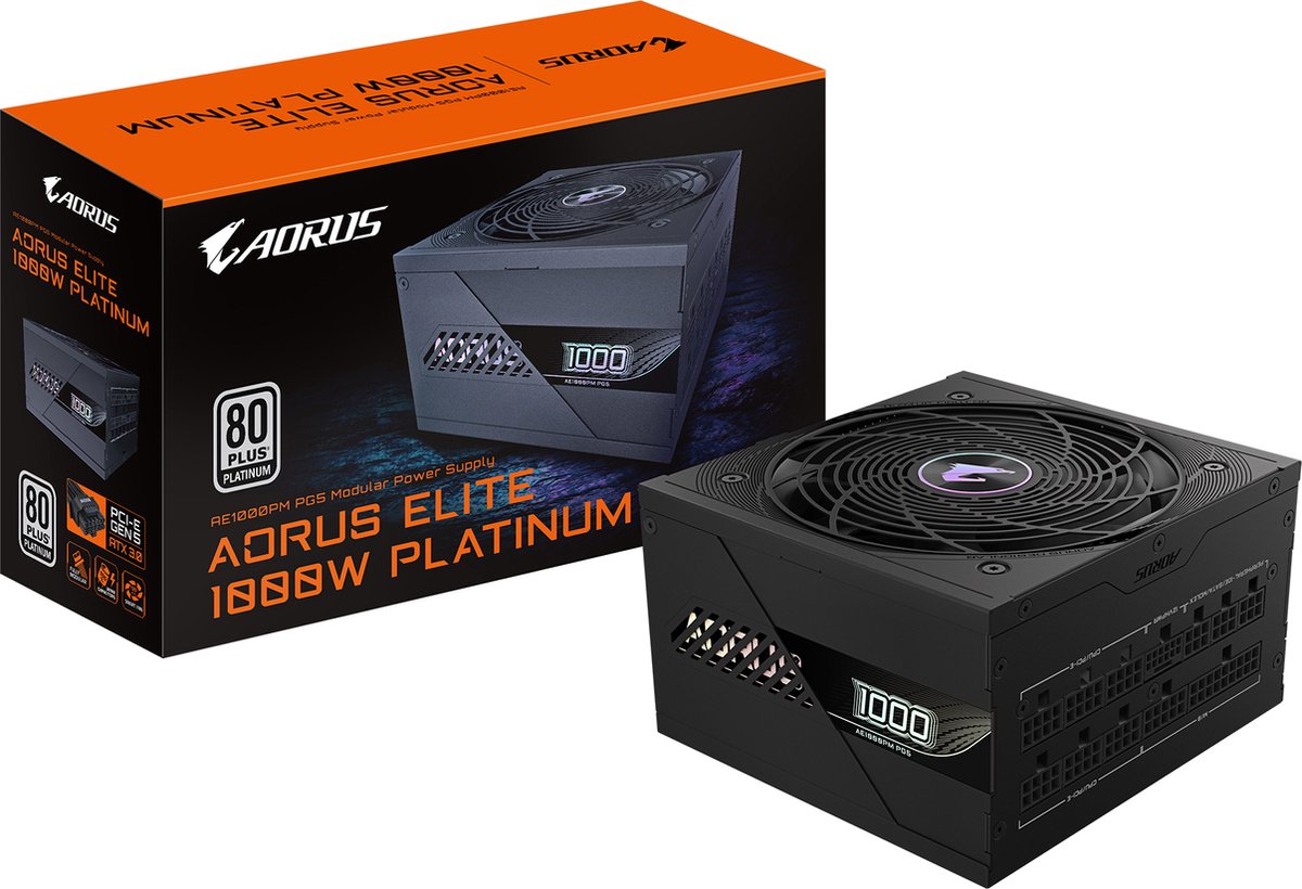 AORUS ELITE GP-AE1000PM PG5 Voeding