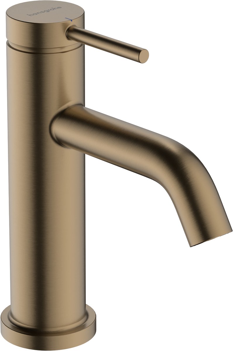hansgrohe Tecturis S fonteinkraan 80 met rechte greep voor koud water of vooraf ingestelde watertemperatuur zonder waste Brushed Bronze