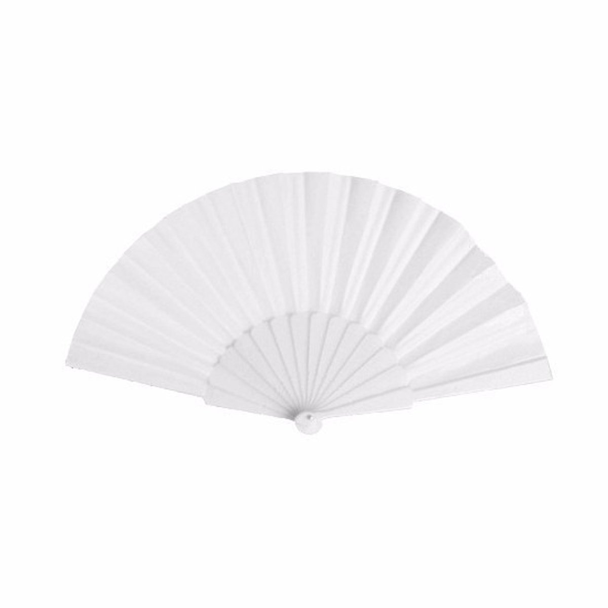 50 stuks Spaanse bruiloft Handwaaiers wit 23 cm -