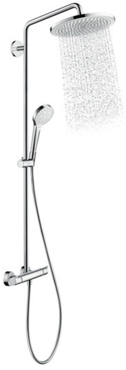 hansgrohe Croma Select S Showerpipe 280 1jet met thermostaat chroom