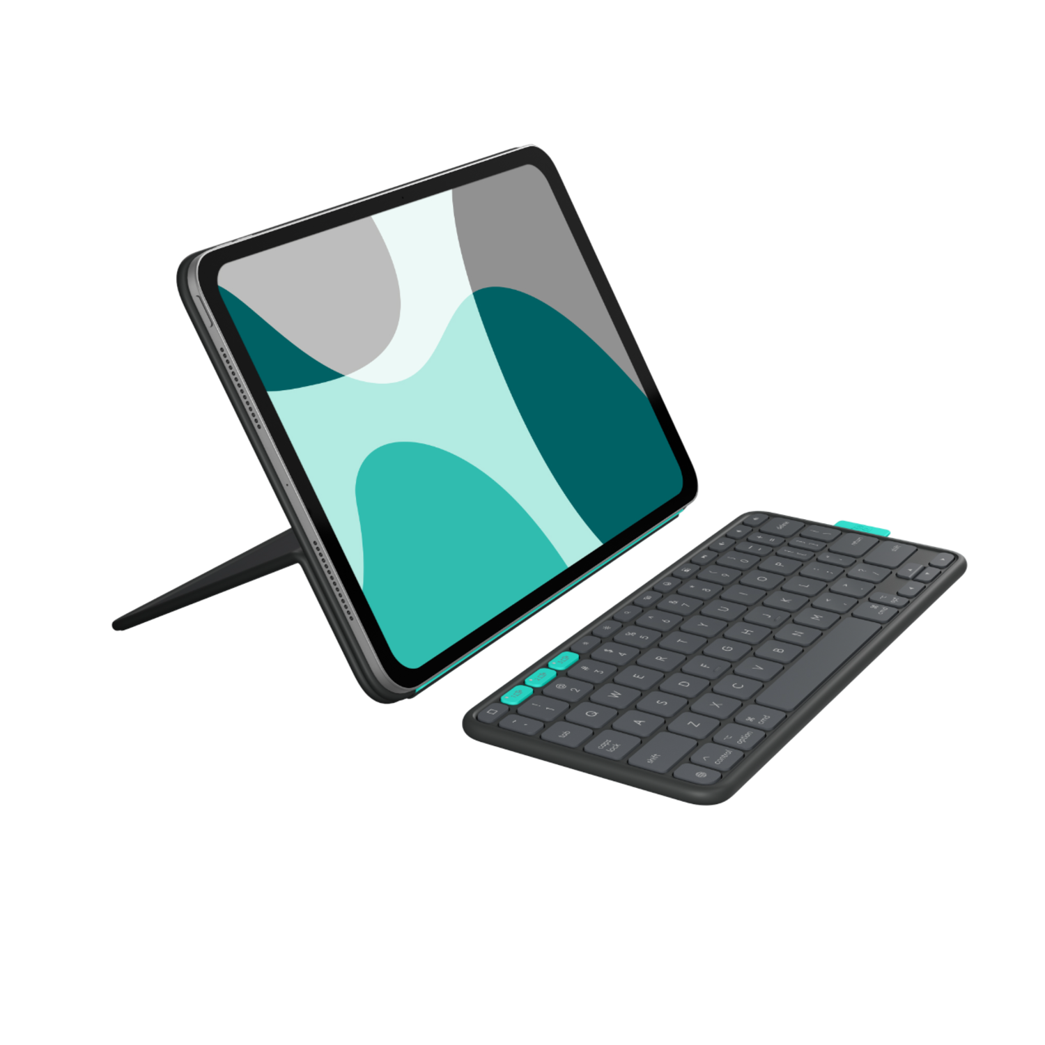 Logitech Flip Folio Ipad Pro 11-inch (m4) Air (m2 En M3) (5e Generatie) Toetsenbordcase