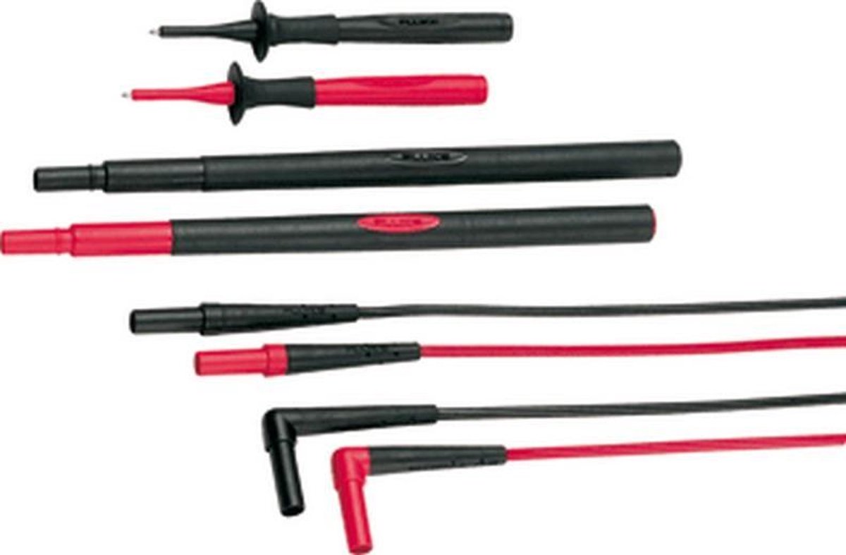 Fluke TL238 Veiligheidsmeetsnoerenset Testpunt, Banaanstekker 4 mm Bus 4 mm, Banaanstekker 4 mm Rood, Zwart 1 stuk(s)