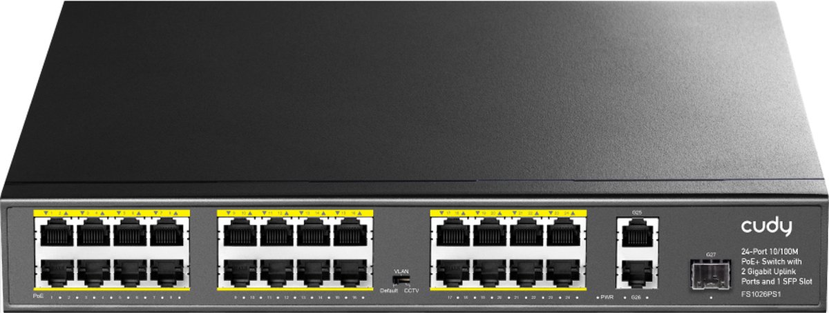 24-Port 10/100M PoE+ Switch Switch