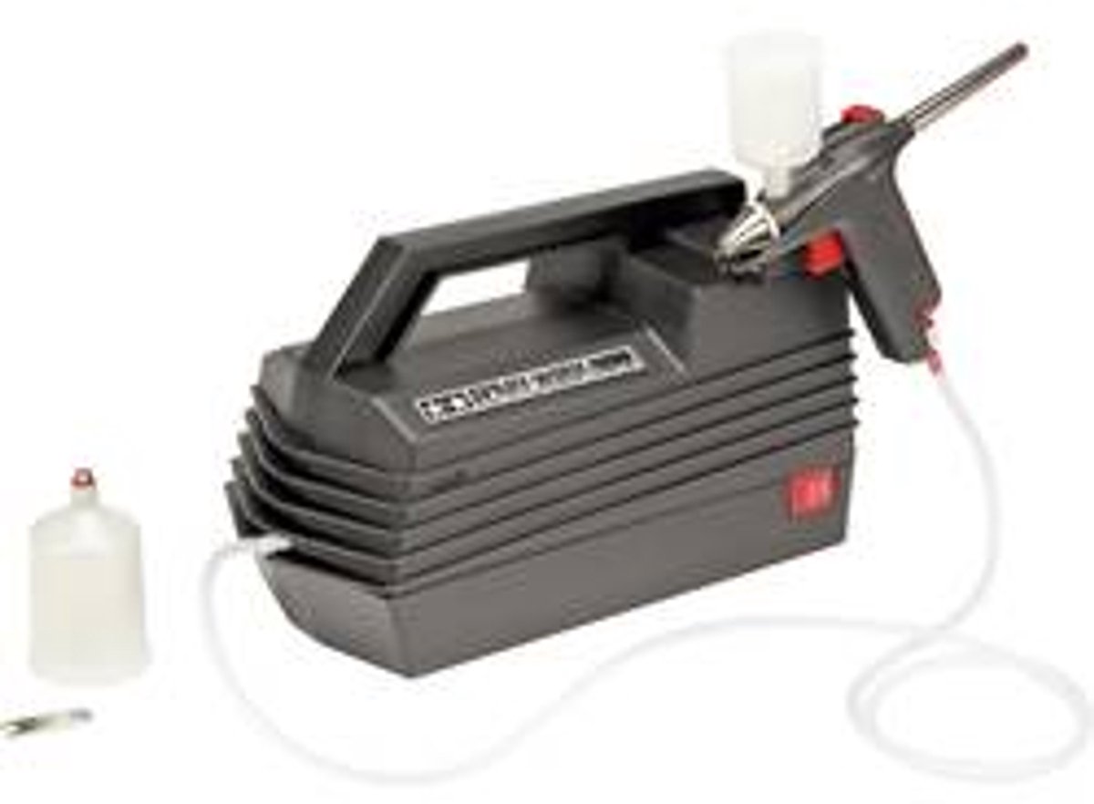 Tamiya Spray Work Basic 74520 Airbrushset voor beginners Met compressor Single action