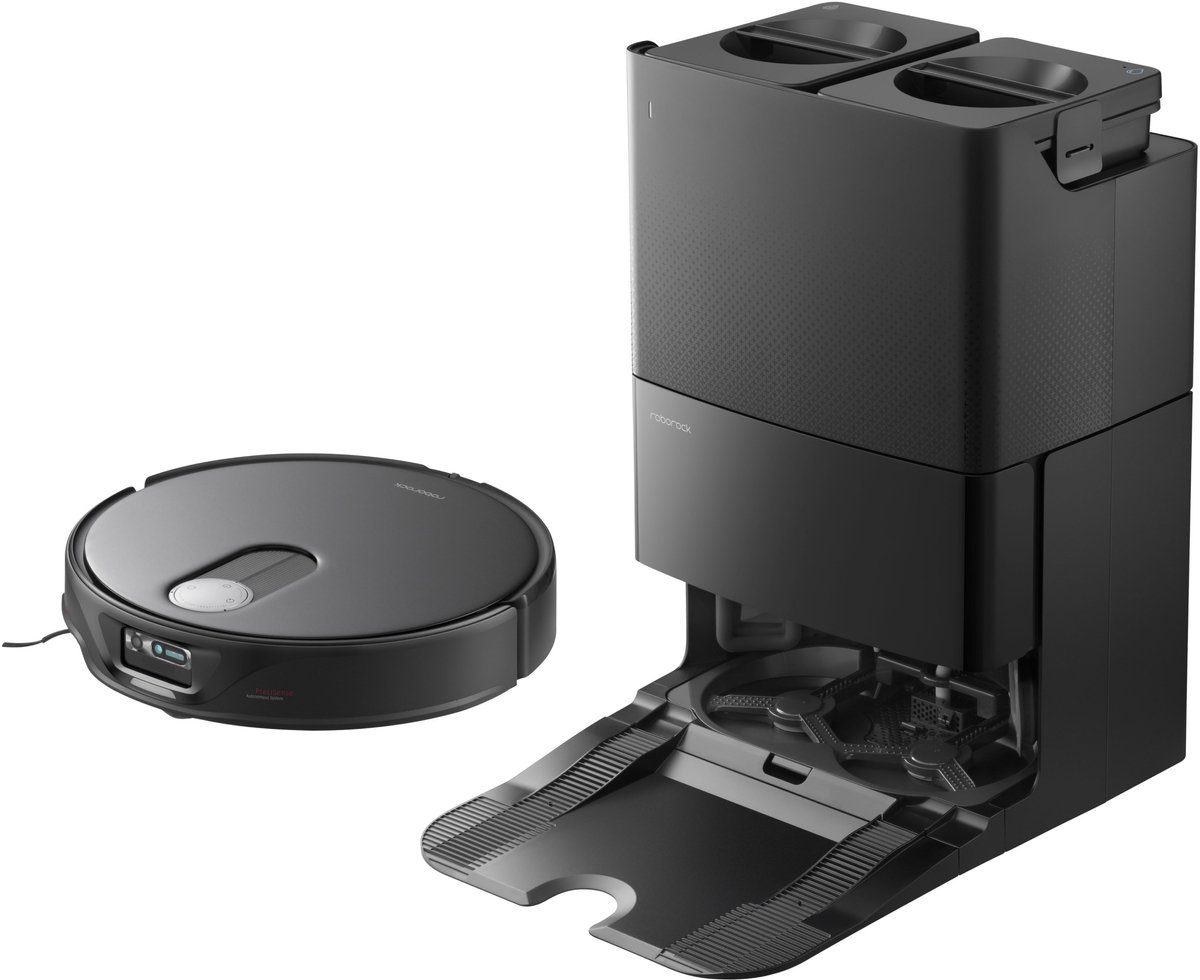 Roborock Robotstofzuiger Qrevo Slim Zwart | Robotstofzuigers | 6970995780154