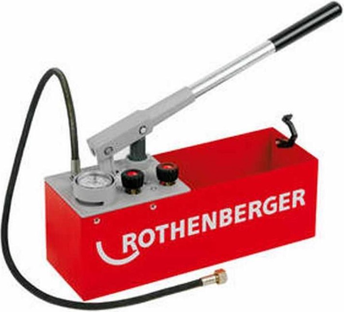 Rothenberger Testpomp | 0-60 bar R 1/2 inch | zuigvolume per hefslag ca. 45 ml | 1 stuk - 60200 - 60200