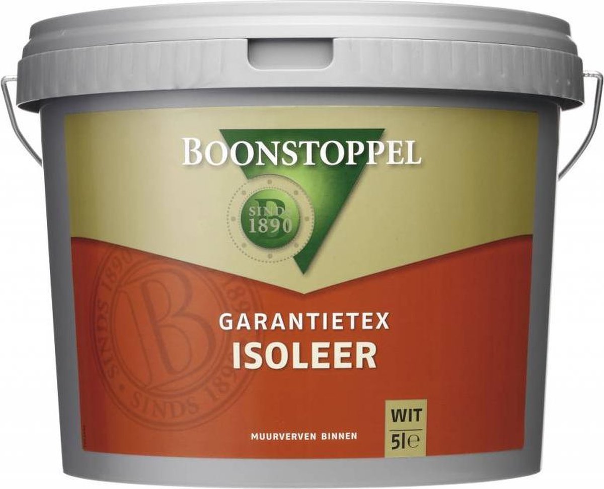 Boonstoppel Garantietex Isoleer WIT 5 L