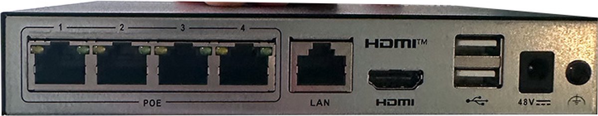 Hikvision DS-E04NI-Q1 - eSSD Recorder - 4 kanalen - 1TB Ingebouwd - Geen PoE