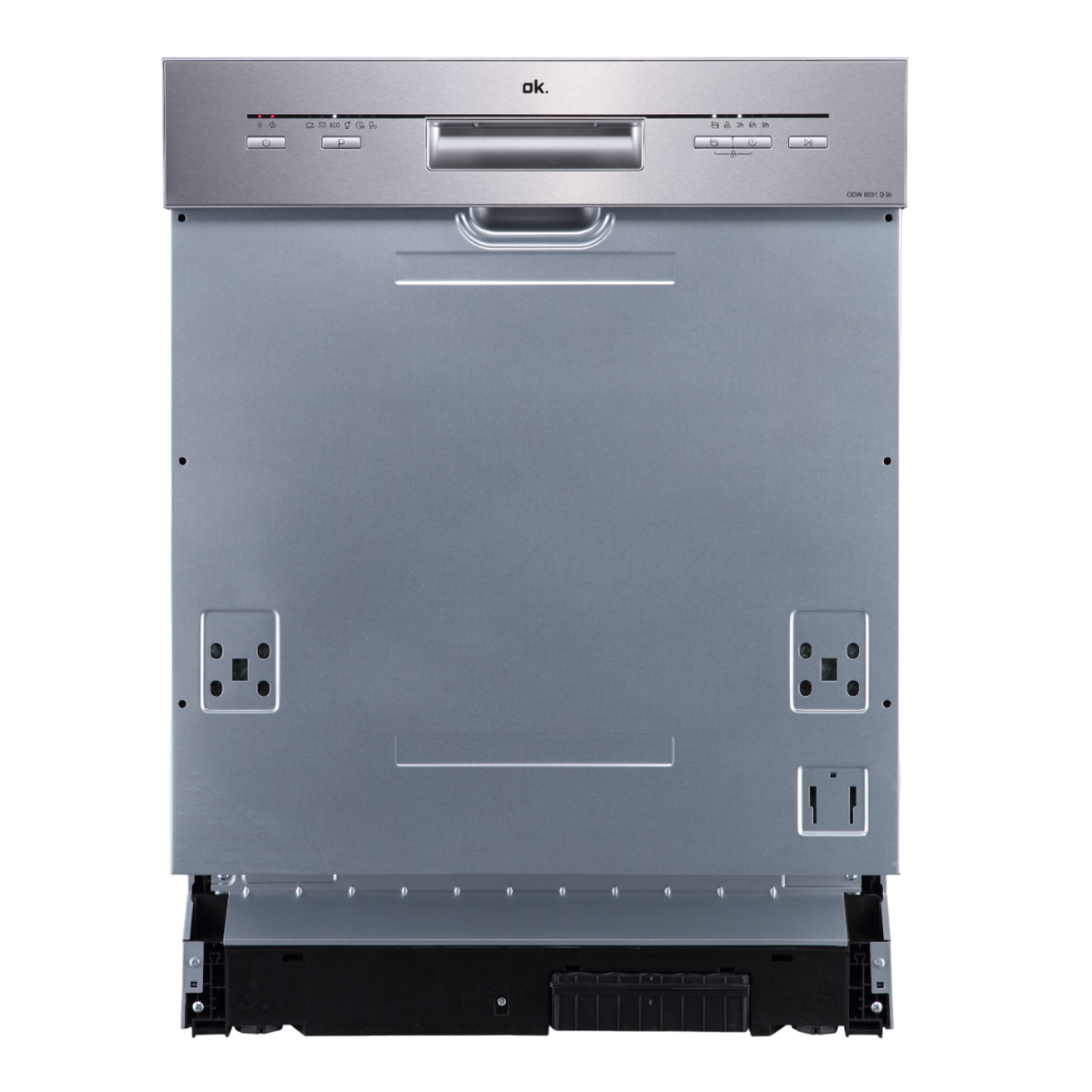 OK. Odw 6031 Inbouw Vaatwasser - Half Geïntegreerd 14 Couverts 47 Db(a)