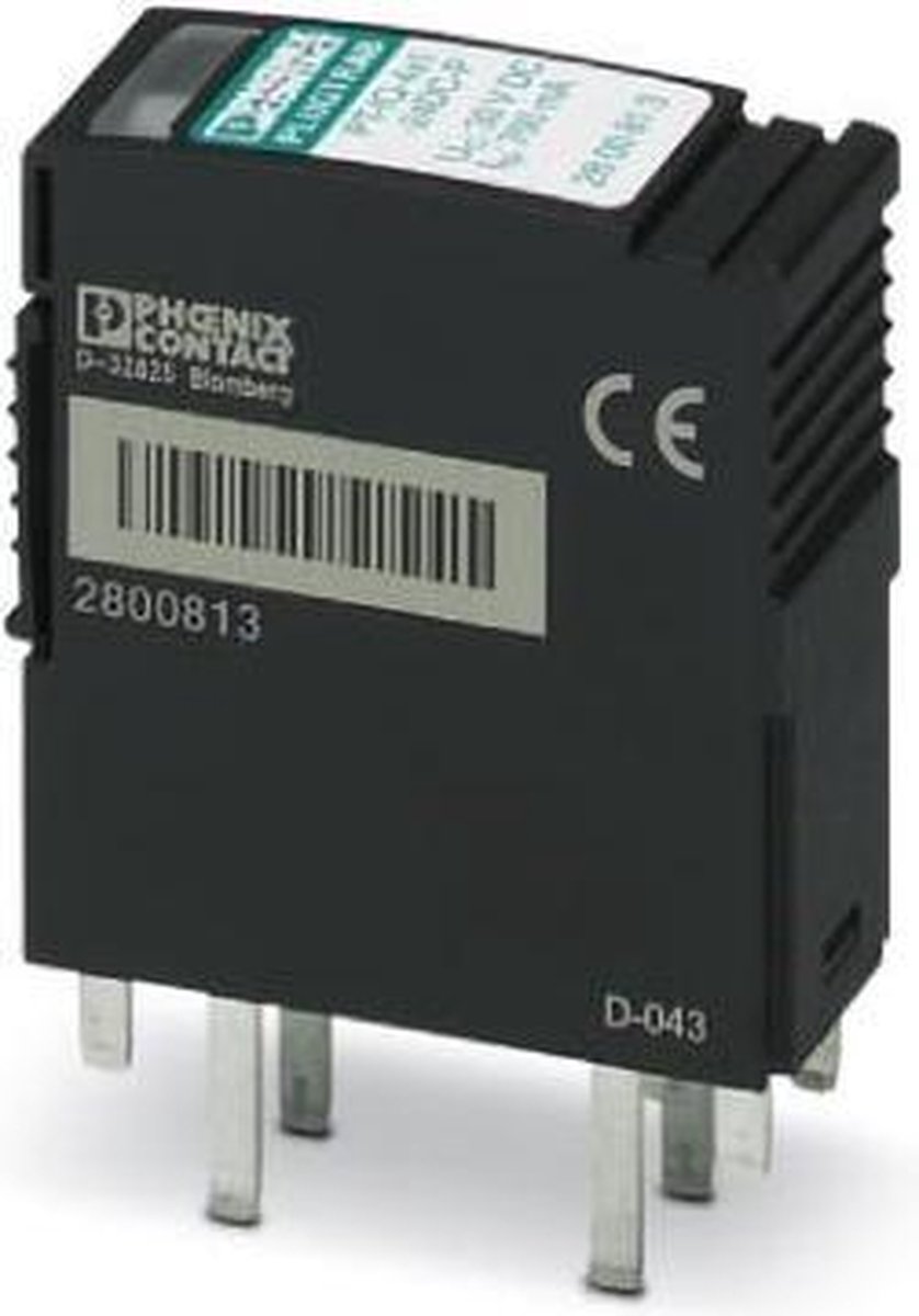 Phoenix Contact 2800813 PT-IQ-4X1-24DC-P Insteekbare overspanningsafleider Overspanningsbeveiliging voor: Verdeelkast 1 stuk(s)