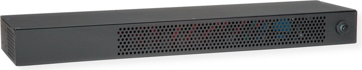 VALUE IP-stekkerdoos, 8-voudig, 19 rackmontage