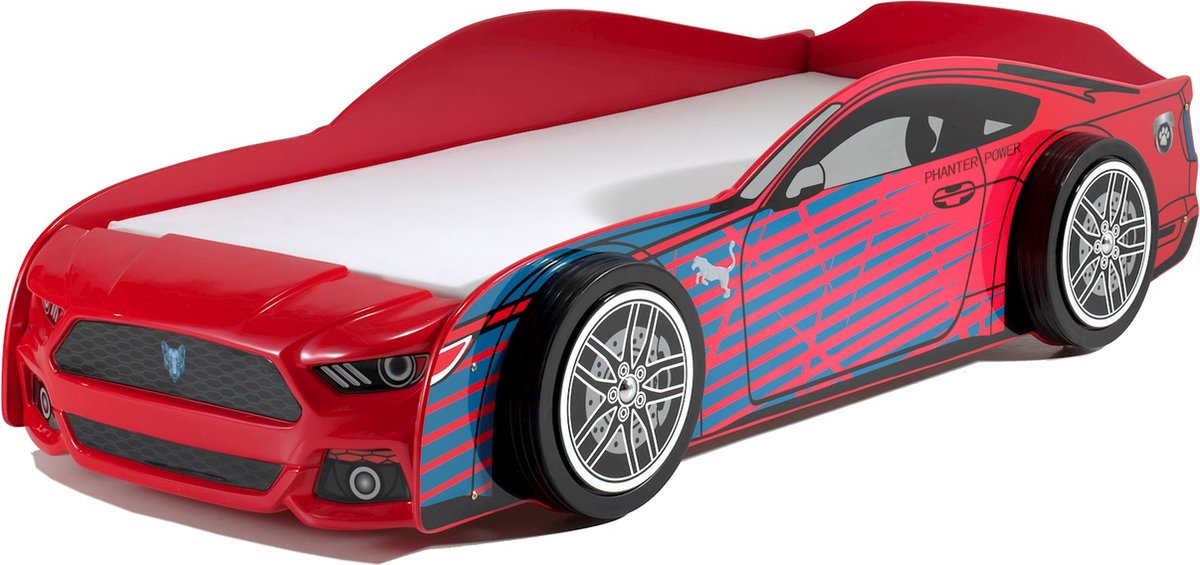 Kinderbed Panther 90x200 Rood