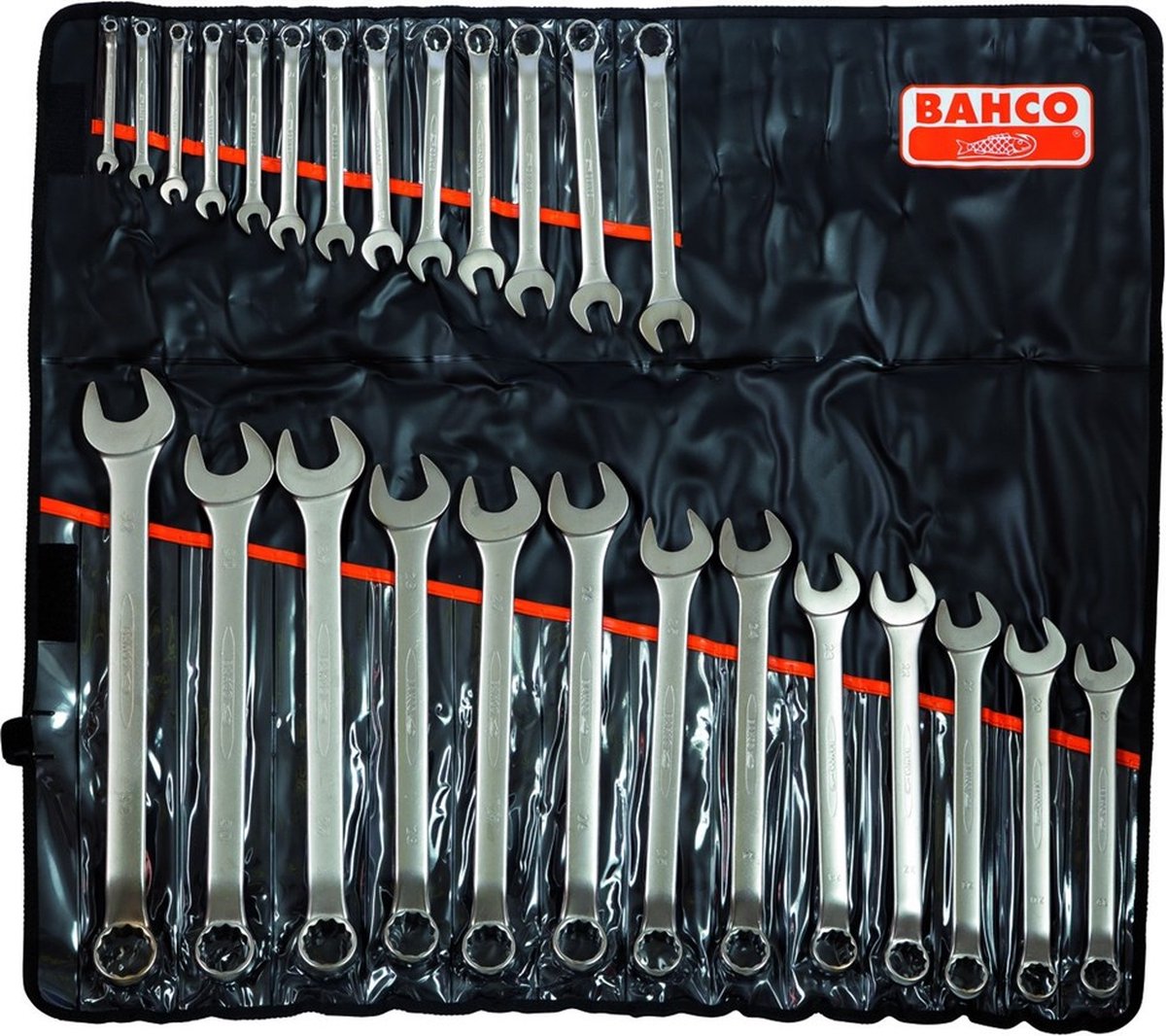 Bahco ringsteeksleutelset 26-dlg | 1952M/26T