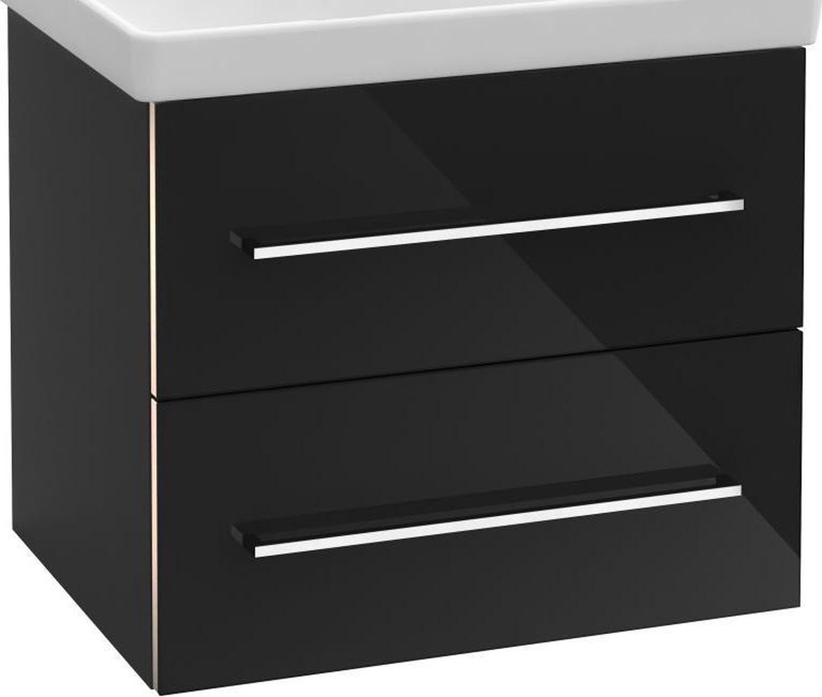 Villeroy&Boch Avento wastafelonderkast 760x520x447 met 2x lade crystal white