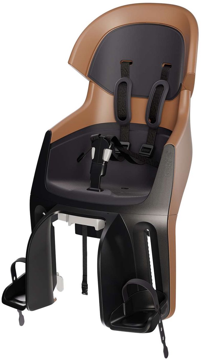 Maxi Exclusive Evolve Cinnamon Brown achterstoeltje Drager Bevestiging