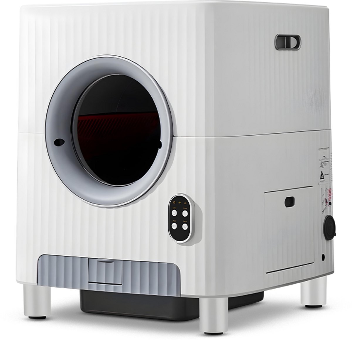 Cellavi Kattenbak Zelfreinigend - Automatische Kattenbak met automatische deuren - Camera en App - XXL - 68L,