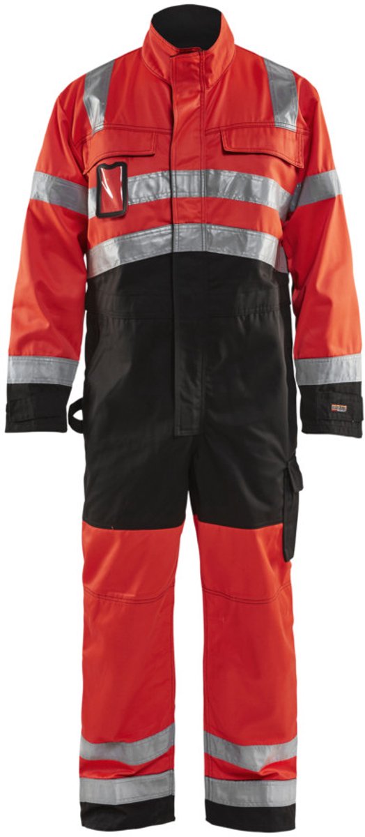 Blåkläder Overall High-Vis 63731804 High-Vis | High-Vis Rood/Zwart | Maat 50 - 7330509377178