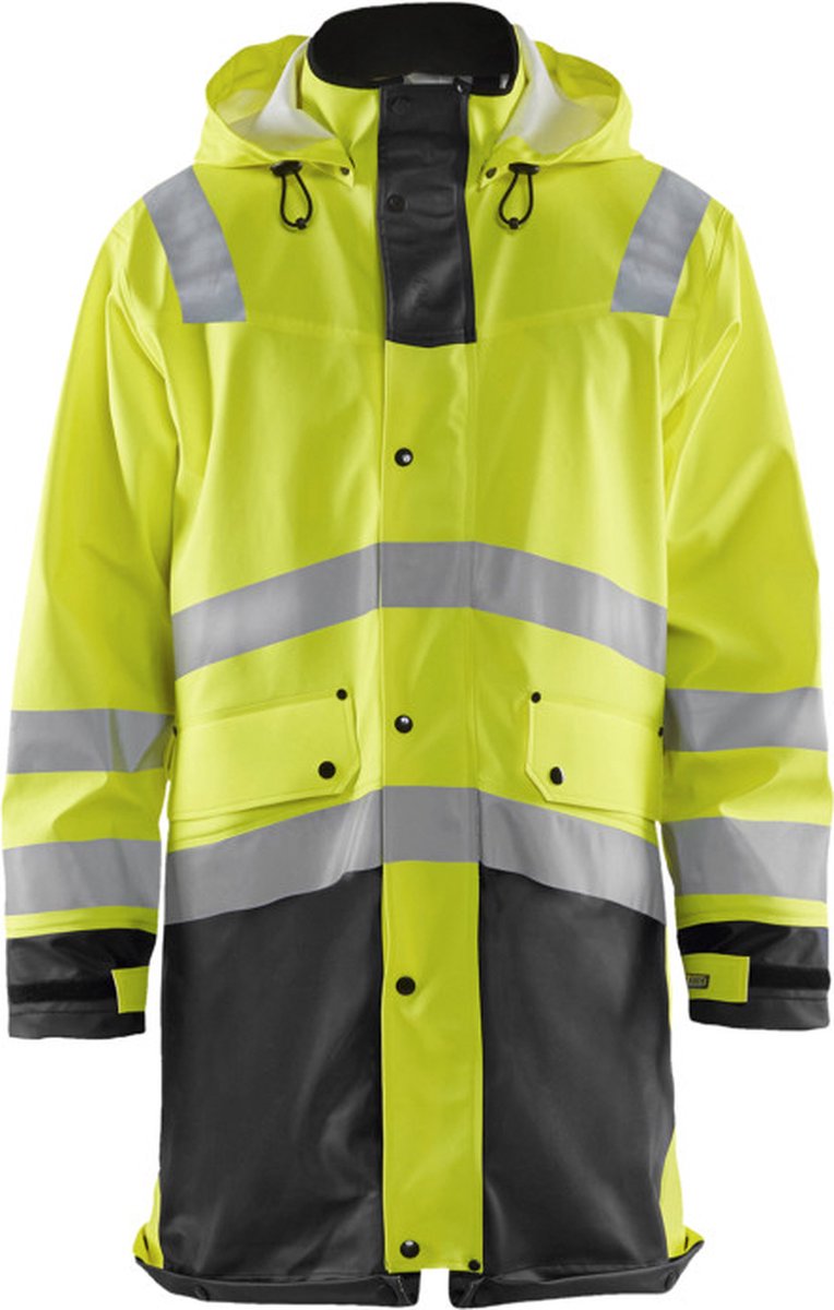 Blåkläder Regenjas High-Vis LEVEL 3 43262005 | High-Vis Geel/Zwart | Maat S - 7330509570210