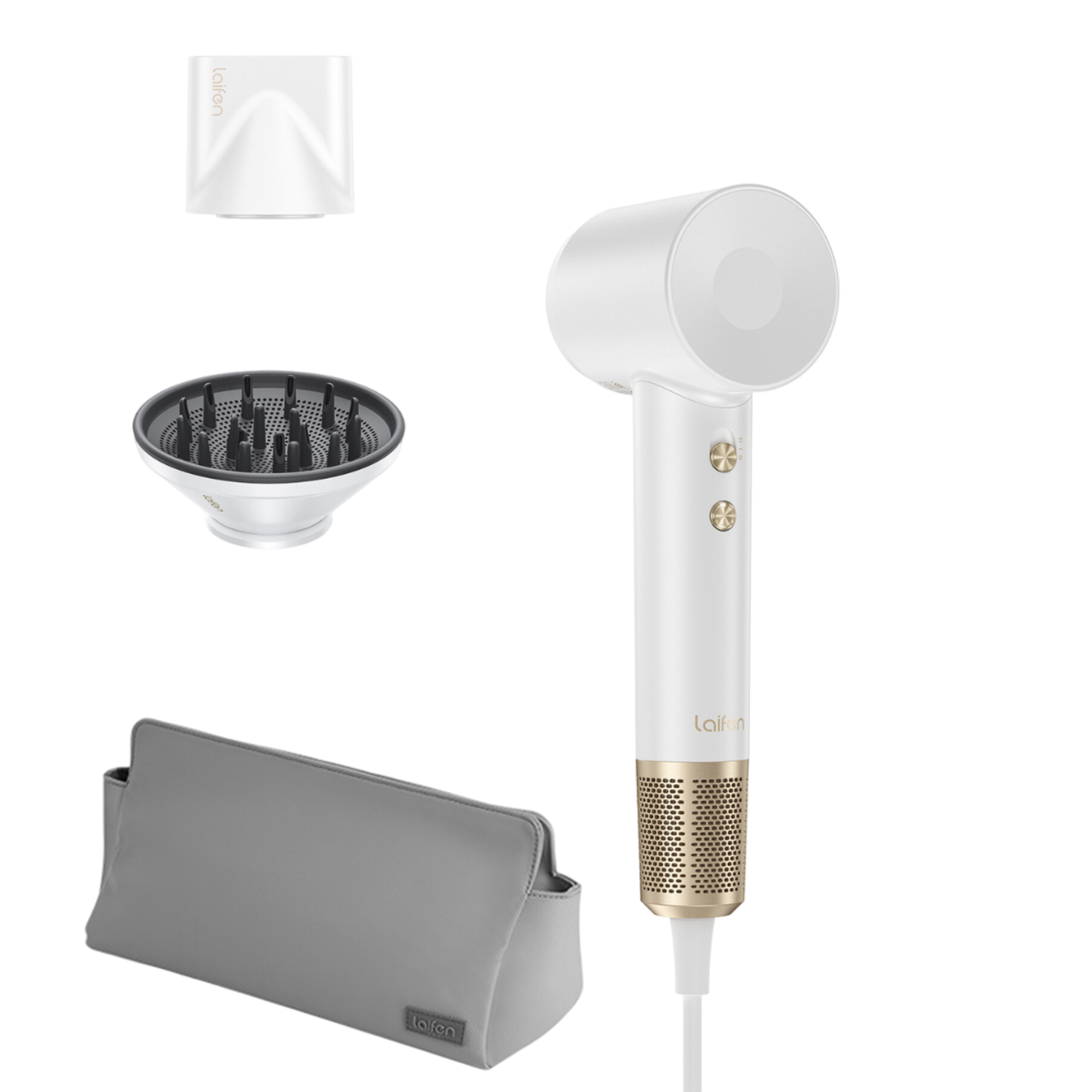 Laifen Swift Premium Föhn Wit / Goud