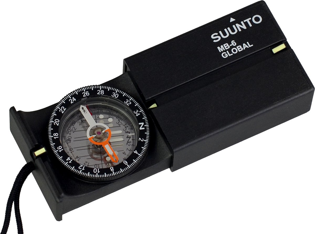 SUUNTO MB-6 Global Spiegelpeilkompas - Zwart