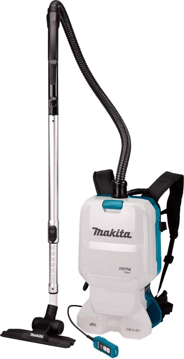 Makita DVC660Z Accu Rugstofzuiger voor Schoonmaak 2x18V Basic Body