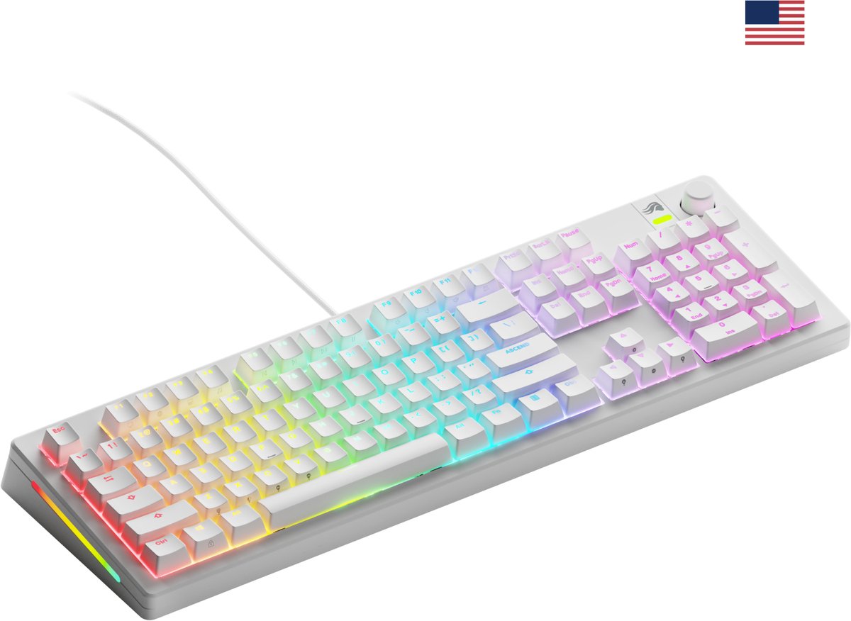 GMMK 3 100% Prebuilt Wired White Gaming toetsenbord