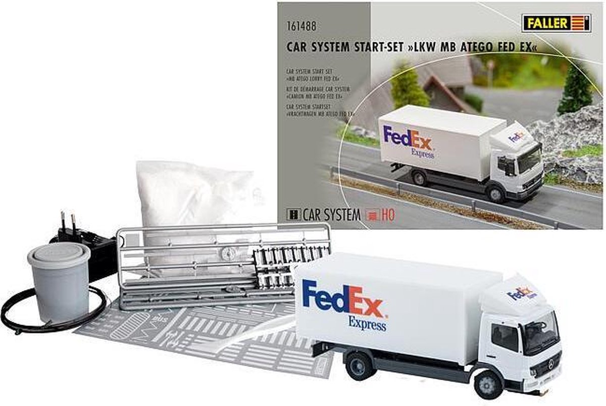 Faller 161488 Start-Set LKW MB Atego FedEx Car system H0 Voertuig