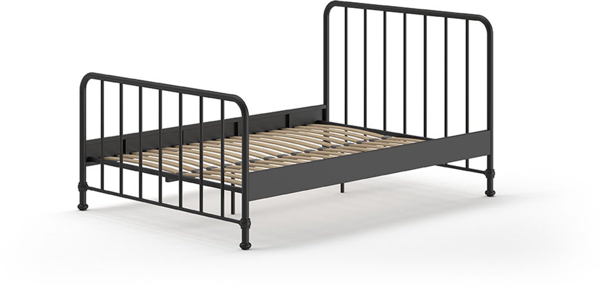 Kinderbed Bronxx 140x200 Zwart