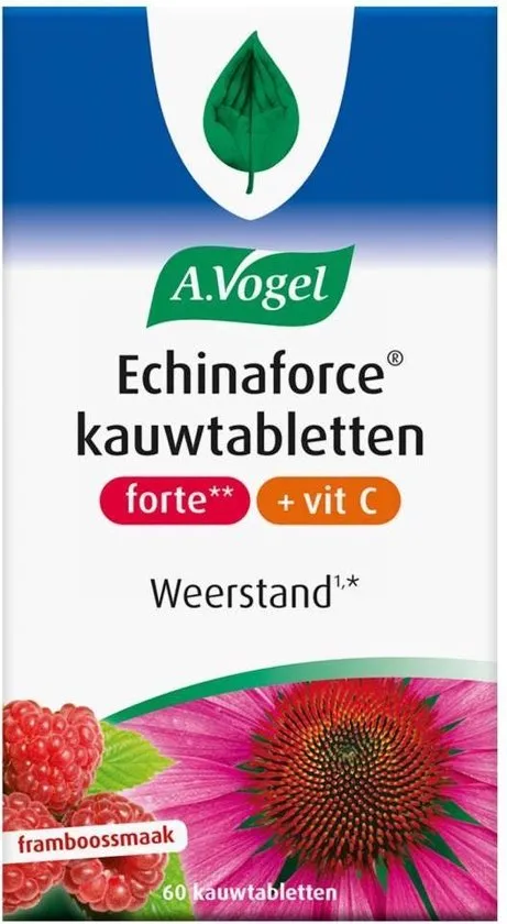 A.Vogel Echinaforce kauwtabletten forte + vit C - 60 Tabletten