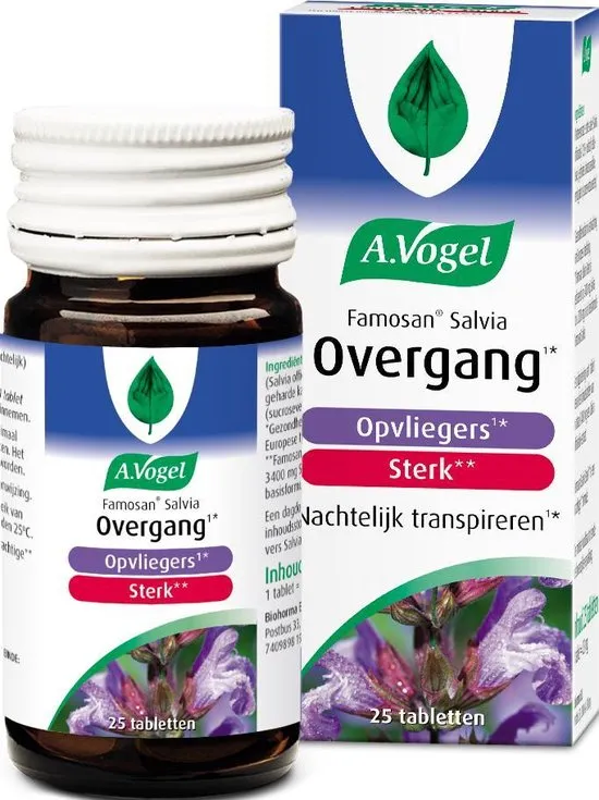 A.Vogel Famosan Salvia Extra Sterk Tabletten - 25 Tabletten