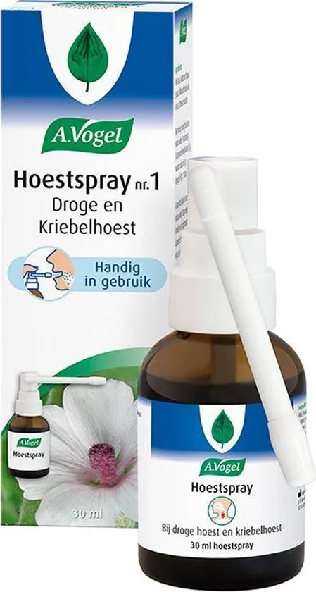 A.Vogel Hoestspray bij droge hoest en kriebelhoest - 30 ml
