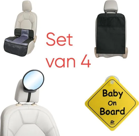 A3 Baby & Kids Combo car set complete set met baby autoaccessoires
