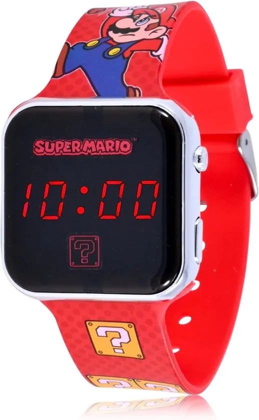 Accutime Super Mario LED Horloge - Kinderhorloge (GSM4107)