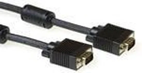 ACT - VGA Beeldscherm Kabel - zwart - 30 meter