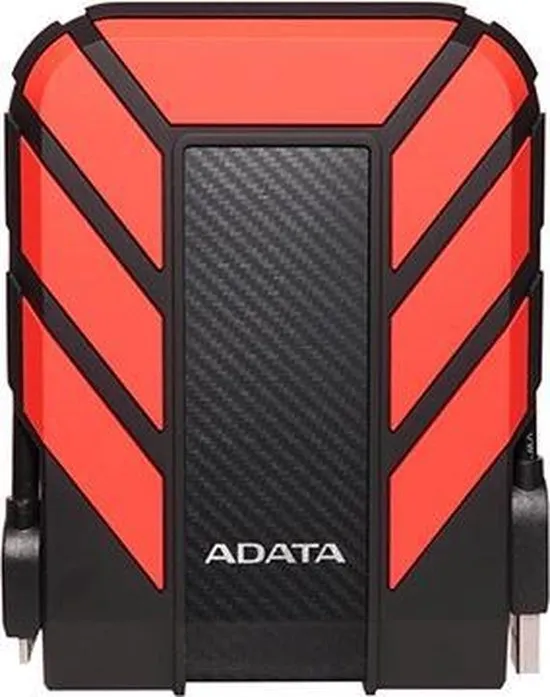 ADATA DashDrive Durable HD710 Professional - Externe harde schijf - 1 TB Rood