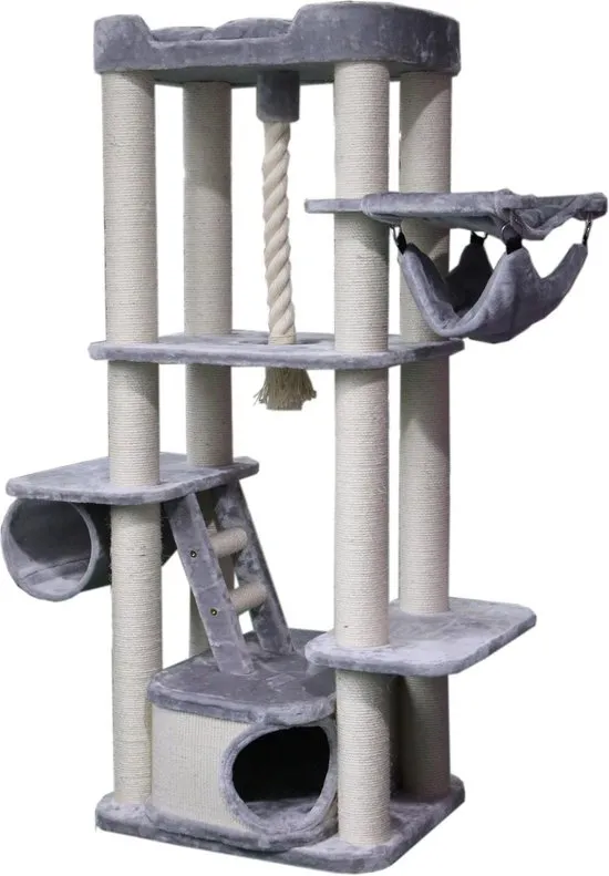 Adori Krabpaal Luna - Grijs/Wit - 70 x 60 x 178 cm