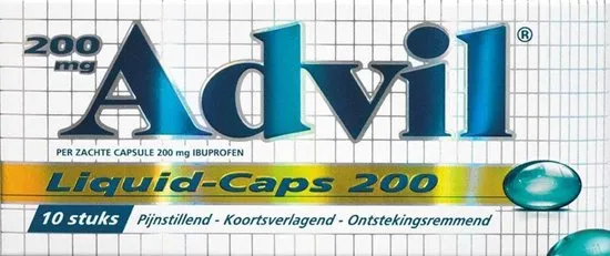 Advil Reliva Liquid Caps 200 mg - 10 caps