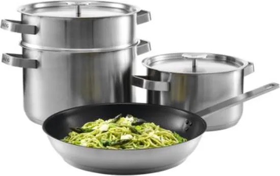 AEG 4-delig  Pannenset A4SS RVS