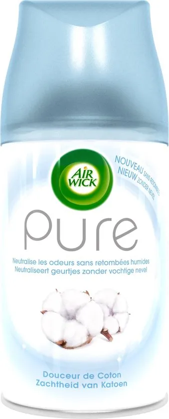 Air Wick Pure Freshmatic Max Automatische Spray Navulling Zachtheid van Katoen - 250 ml
