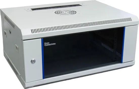 Alcasa GC-R0001 Wandrek 4U Blauw, Grijs rack