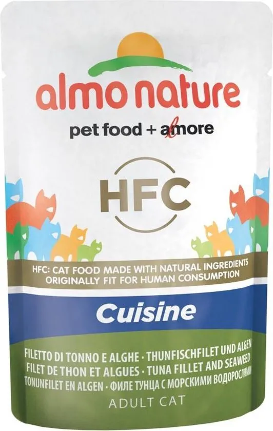 Almo Nature Classic - Cuisine Tonijnfilet en Algen - 24 x 55 gr
