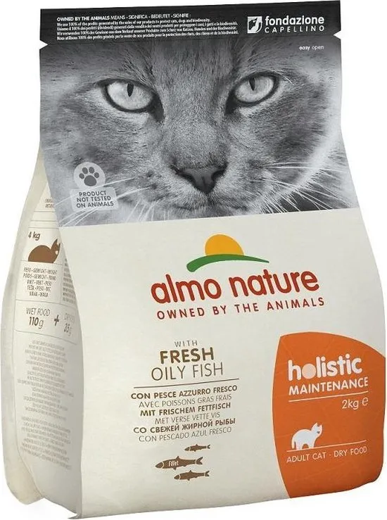 Almo Nature Nature Holistic Kattenvoer Witvis - Rijst 2 kg