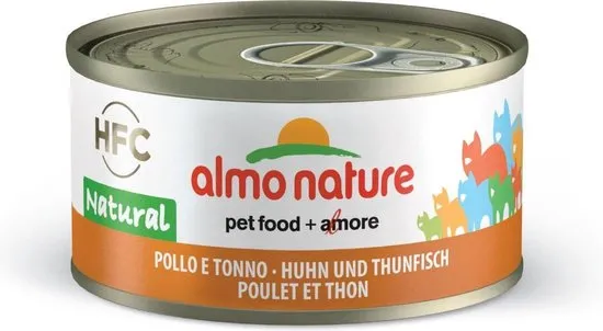 Almo Nature - Tonijn en Kip - Kattenvoer - 24 x 70 g