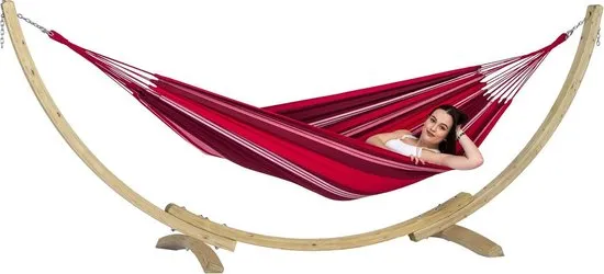 Amazonas Hangmat Apollo Set Fuego - Tweepersoons hangmat met standaard