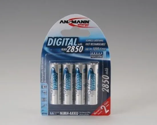 Ansmann AA 2850 mAh Oplaadbare Batterijen